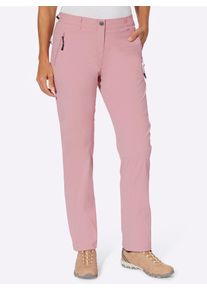 Casual Looks Damen Funktionshose, lila, Gr. 40, unifarben, 95% Polyamid, 5% Elasthan, Hosen