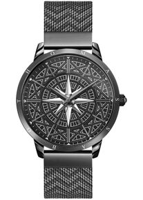 Thomas Sabo Damen Quarzuhr "SPIRIT COSMOS KOMPASS", schwarz, Armbanduhren, Armbanduhr für Damen und Herren, unisex, Onyx-Steine