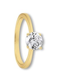 ONE ELEMENT Damen Goldring "Zirkonia Ring aus 333 Gelbgold", 51,mit Zirkonia, Gelbgold 333, gold, Gelbgold 333, Fingerringe, Damen Gold Schmuck