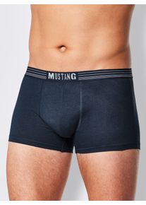 Mustang Herren Boxer, Gr. 5, blau, 95% Baumwolle, 5% Elasthan, Unterhosen