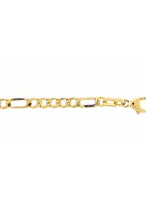 Adelia´s ADELIA ́S Damen Goldkette "333 Gold Figaro Halskette 50 cm Ø 3,3 mm", 50, Gelbgold 333, gold, Gelbgold 333, Halsketten, Goldschmuck für Damen