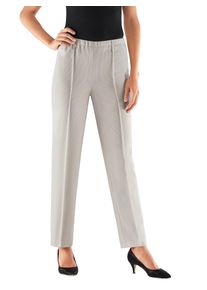 Classic Basics Damen Jerseyhose, grau, Gr. 19, unifarben, 100% Polyester, Hosen