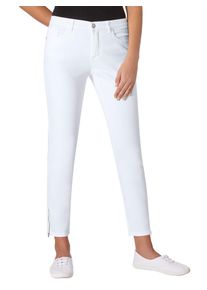 Ascari Damen Stretch-Jeans, weiß, Gr. 20, unifarben, 91% Baumwolle, 6% Polyester, 3% Elasthan, Jeans