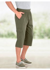 CLASSIC Herren Cargohose, grün, Gr. 60, unifarben, 100% Baumwolle, Hosen