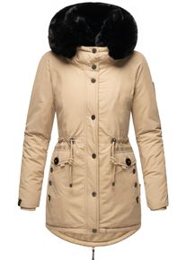 Navahoo Damen Wintermantel "Sweety Deluxe", grau, casual, Gr. S, Obermaterial: 60% Baumwolle, 40% Nylon, Futter: 100% Polyester, Wattierung: 100%