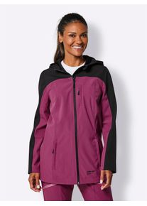 Catamaran Damen Softshelljacke, lila, Gr. 36, gemustert, mehrfarbig, 94% Polyester, 6% Elasthan, Jacken
