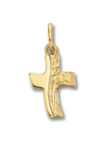 ONE ELEMENT Damen Ketten-Anhänger "Kreuz Anhänger aus 333 Gelbgold", Gelbgold 333, gold, Gelbgold 333, Schmuckanhänger, Damen Gold Schmuck