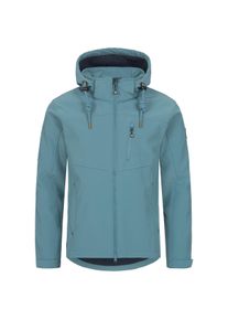DEPROC Active Herren Softshelljacke "PEAK CREEK MEN", blau, sportlich, Gr. XL, 96% Polyester; 4% Elasthan, Jacken, auch in Großen Größen erhältlich
