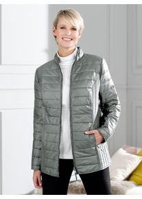 Classic Basics Damen Steppjacke, grün, Gr. 38, unifarben, 100% Polyester, Jacken