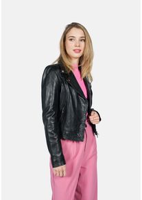 Freaky Nation Damen Lederjacke "Bali-FN SC", schwarz, Gr. L, Oberstoff: 100% Leder; Futter: 100% Baumwolle, Jacken