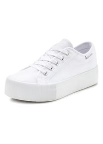 Lascana Damen Sneaker, Gr. 39, weiß, Obermaterial: 100% Textilmaterial. Futter: 100% Textilmaterial. Decksohle: 100% Textilmaterial. Laufsohle: 100%