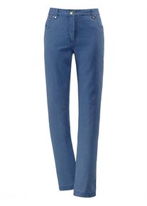 Lady Damen Stretch-Jeans, blau, Gr. 18, unifarben, 98% Baumwolle, 2% Elasthan, Jeans