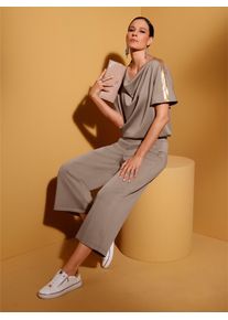 CRÉATION L CREATION L Damen Sweatshirt, rosa, Gr. 40, gemustert, unifarben, 50% Modal, 44% Polyester, 6% Elasthan, Sweatshirts