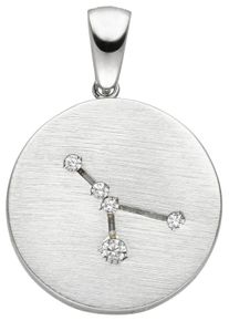 Jobo Damen Sternzeichen-Anhänger "Sternzeichen Krebs", Silber 925 (Sterlingsilber), silber, Silber 925 (Sterlingsilber), Schmuckanhänger, 925 Silber
