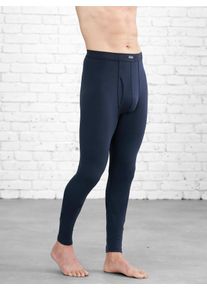 King´S Club KINGS CLUB Herren Lange Unterhose, Gr. 6, blau, 60% Baumwolle, 40% Polyamid, Unterhosen