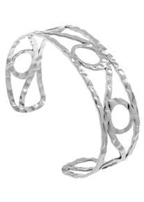 Jobo Damen Armspange, Edelstahl, silber, Edelstahl, Armbänder, aus Edelstahl