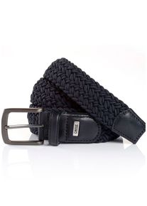 Cinque Damen Ledergürtel "POGGIO", blau, casual, Gr. 115, unifarben, Materialmix, Gürtel, Flechtgürtel