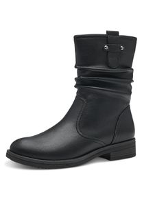 Tamaris Damen Stiefelette, Gr. 39, schwarz, Lederimitat, unifarben, casual, Schuhe