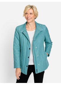 CLASSIC Damen Steppjacke, blau, Gr. 38, unifarben, 100% Polyester, Wattierung:100% Polyester, Jacken
