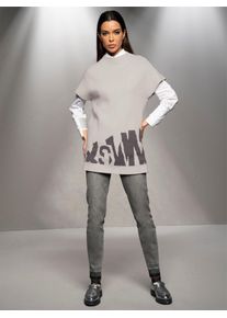 Heine Damen Pullunder "Pullunder", grau, Gr. 38, unifarben, 50% Viskose, 28% Polyester, 22% Polyamid, Pullover