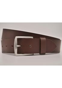 AnnaMatoni Damen Ledergürtel, braun, casual, Gr. 80, unifarben, Rindsleder, Gürtel, mit silberner Schließe