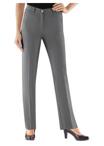 CLASSIC Damen Webhose, grau, Gr. 19, unifarben, 95% Polyester, 5% Elasthan, Hosen
