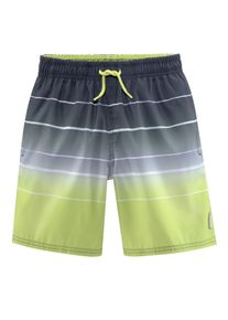 Bench. Kinder Badeshorts "Sunset Kids", grau, Gr. 170, bedruckt, Farbverlauf, Polyester, Badehosen, mit Farbverlauf