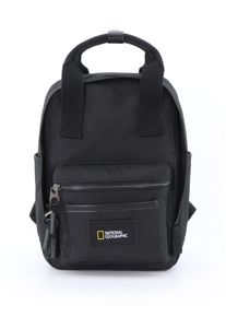 Cityrucksack "Legend", National Geographic, schwarz, Nylon, Rucksäcke, mit viel