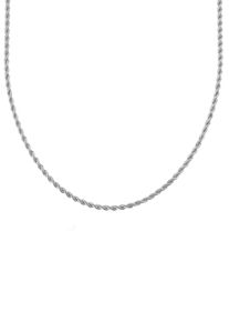 Firetti Damen Kette ohne Anhänger "Schmuck Geschenk Silber 925 Halsschmuck Halskette Kordelkette", 42, Silber 925 (Sterlingsilber), B: 2,7mm, silber,