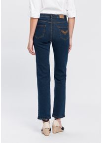 Arizona Damen Gerade Jeans "Comfort-Fit", blau, Basic, Gr. 19, Jeans, Obermaterial: 98% Baumwolle, 2% Elasthan, Jeans, High Waist