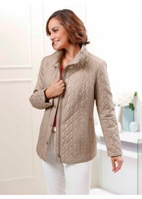 CLASSIC Damen Steppjacke, beige, Gr. 40, unifarben, 100% Polyester, Wattierung:100% Polyester, Jacken