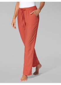 Classic Basics Damen Webhose, rot, Gr. 38, unifarben, 52% Polyester, 48% Viskose, Hosen