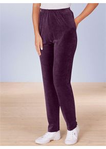Classic Basics Damen Nickihose, lila, Gr. 52, unifarben, 80% Baumwolle, 20% Polyester, Hosen
