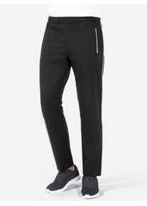 Catamaran Herren Trainingshose, schwarz, Gr. 48, unifarben, 60% Baumwolle, 35% Polyester, 5% Elasthan, Hosen