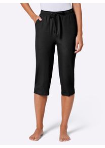 feel good Damen Jogginghose, Gr. 36, schwarz, 95% Baumwolle, 5% Elasthan, unifarben, Hosen