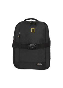 Cityrucksack "Recovery", National Geographic, schwarz, Kunstfaser, unifarben, Rucksäcke, aus robustem Polyester-Material mit funktionellem Design