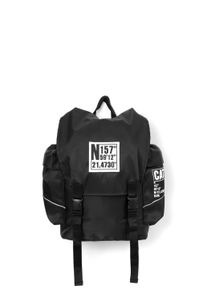 Gulliver Cityrucksack, schwarz, Kunstfaser, bedruckt, casual, Rucksäcke, mit coolem Frontdruck