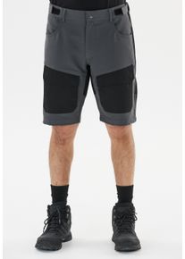 WHISTLER Herren Shorts "ERIC", grau, casual, Gr. S, mehrfarbig, 65% Polyester, 35% Baumwolle, Hosen, mit atmungsaktivem Funktionsstretch