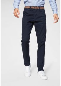 Herren Chinohose, blau, casual, Gr. 32, Tom Tailor Denim, unifarben, Obermaterial: 97% Baumwolle, 3% Elasthan, Hosen, leicht vorgewaschen