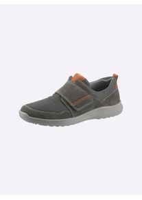 Jomos Herren Klettschuh, Gr. 43, grau, Veloursleder, Synthetik, Schuhe