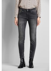 Bugatti Damen 5-Pocket-Jeans, grau, Gr. 34, 81% Baumwolle, 9% Polyester, 6% Elastomultiester, 4% Elasthan, Jeans, mit Flexcity-Stretch
