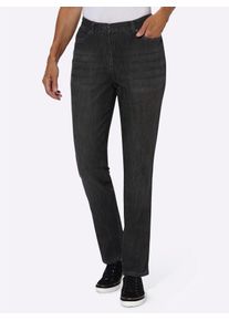 Casual Looks Damen 5-Pocket-Jeans, schwarz, Gr. 19, unifarben, 78% Baumwolle, 20% Polyester, 2% Elasthan, Jeans
