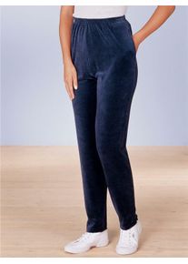 Classic Basics Damen Nickihose, blau, Gr. 22, unifarben, 80% Baumwolle, 20% Polyester, Hosen