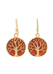 Vivance Damen Paar Ohrhaken "tree of life", Silber 925 (Sterlingsilber), silber, Silber 925 (Sterlingsilber), Ohrringe