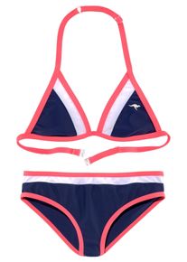 Kangaroos Kinder Triangel-Bikini "Energy Kids", bunt, Gr. 122, Polyamid, Bikini-Sets, im coolen Colorblocking-Design