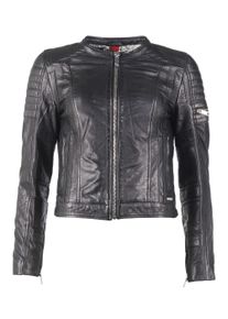 Maze Damen Lederjacke "Nebraska", schwarz, Gr. XL, Obermaterial: 100% Lammleder / Futter: 100% Polyester, Jacken