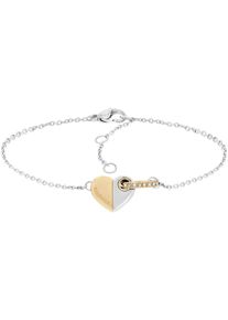 Tommy Hilfiger Damen Armband "SS24 LOVE, 2780880", Edelstahl, weiß, Edelstahl, Armbänder, mit Glasstein