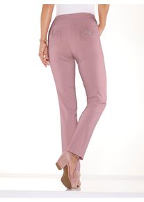Classic Basics Damen Webhose, lila, Gr. 44, unifarben, 72% Viskose, 25% Polyamid, 3% Elasthan, Hosen
