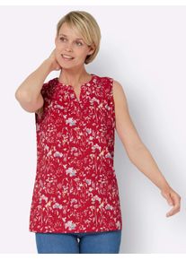 Classic Basics Damen Shirttop, bunt, Gr. 50, geblümt, gemustert, 100% Baumwolle, Tops