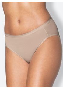 Nina von C. Damen Jazz-Pants Slips, Gr. 40, beige, 93% Baumwolle, 7% Elasthan, Unterhosen